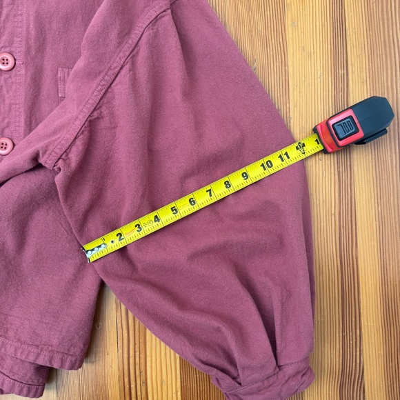 Doen Utility Jacket in Deep Red - Picture 13 of 13